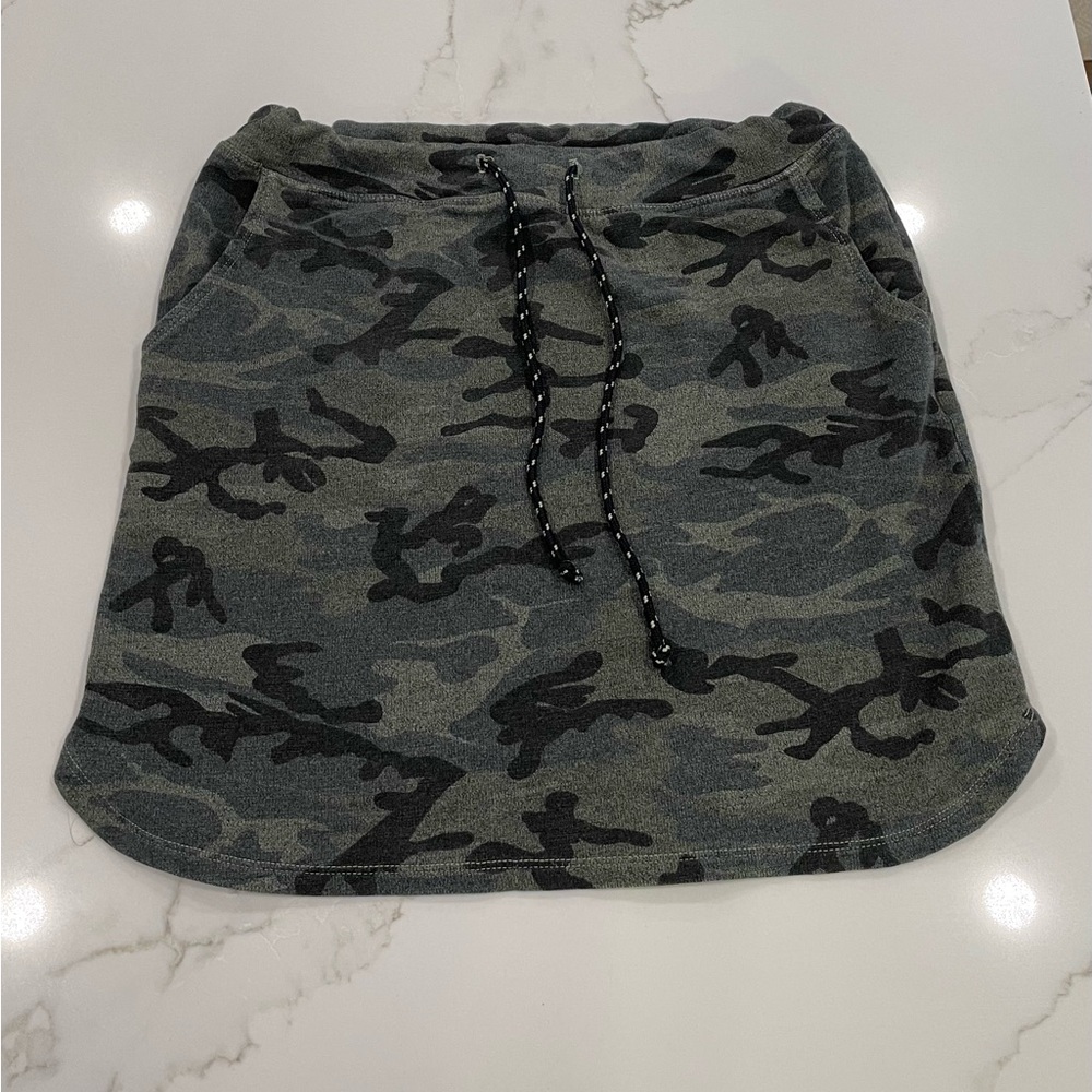 Sundry Camo Mini Skirt